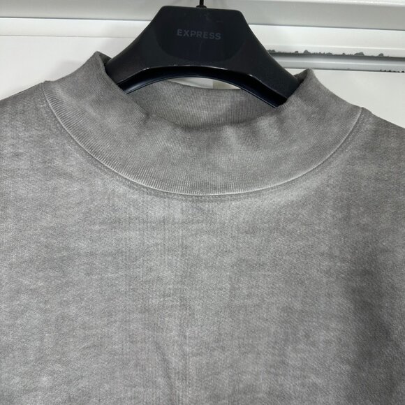 Talentless Mock Neck Crewneck Sweater in Meteorite - Large - Picture 6 of 9